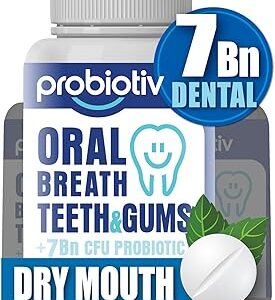 Anti Gas & Bloating Relief for Women and Men 7 Billion CFU Ã¢â‚¬â€œ Chewable Probiotics & Lactobacillus Reuteri, Daily Digestive Enzymes Debloating for Women, Aids Digestion & Digestive Health