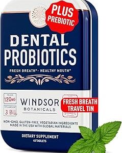Gum Restore Supports Gum Repair for Receding Gums Treatment, Inflamed Gums & Gum Recession Treatment, Gum Restore Gum Health Supplements Gum Regrowth, Made in USA, 180 Capsules 1 Month Supply, Non-GMO