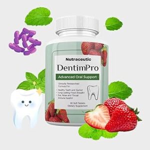 Oral Probiotics for Mouth Bad Breath 7 Billion CFU - Chewable Dental Probiotics for Teeth and Gums, Fresh Breath Freshener, Combats Dry Mouth, Halitosis, Tonsil Stone & Gingivitis Treatment
